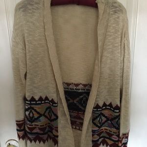 Charlotte Russe Colorful Aztec Sweater